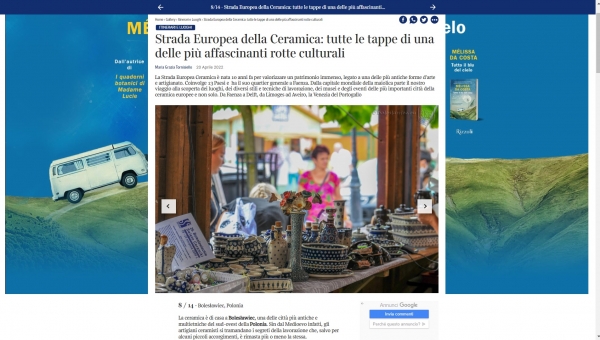 Bolesławiec we włoskich mediach